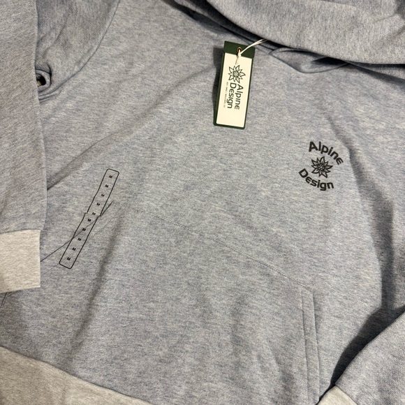 Alpine Design Blue Hoodie - Picture 2 of 5